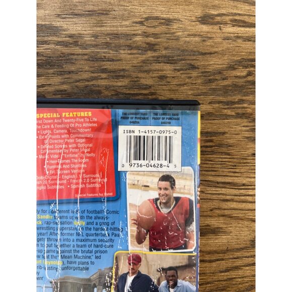 The Longest Yard DVD 2005 Full Screen Comedy Movie Adam Sandler Pre-Owned - Picture 3 of 4